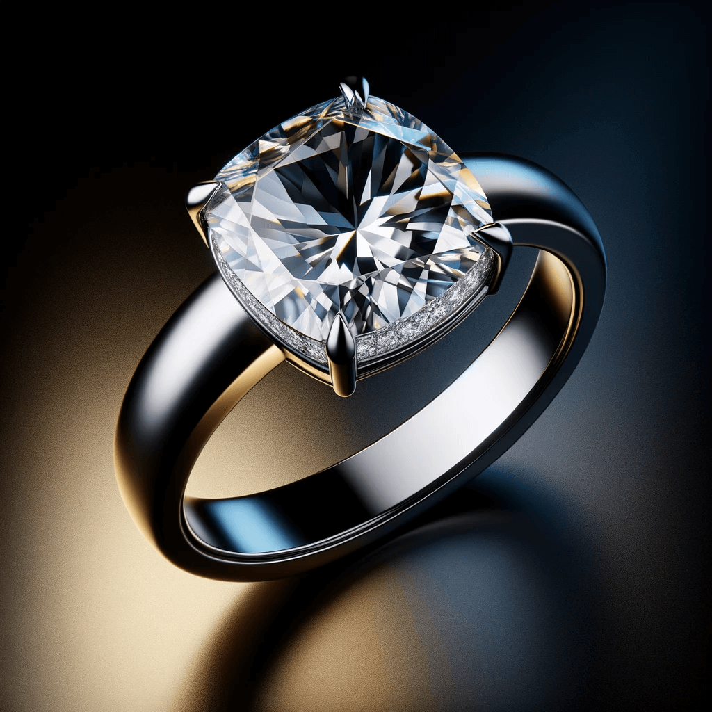 Argolla de diamante