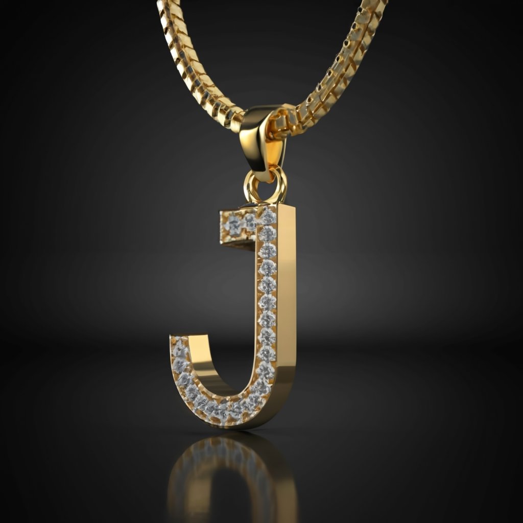 Collar de inicial J